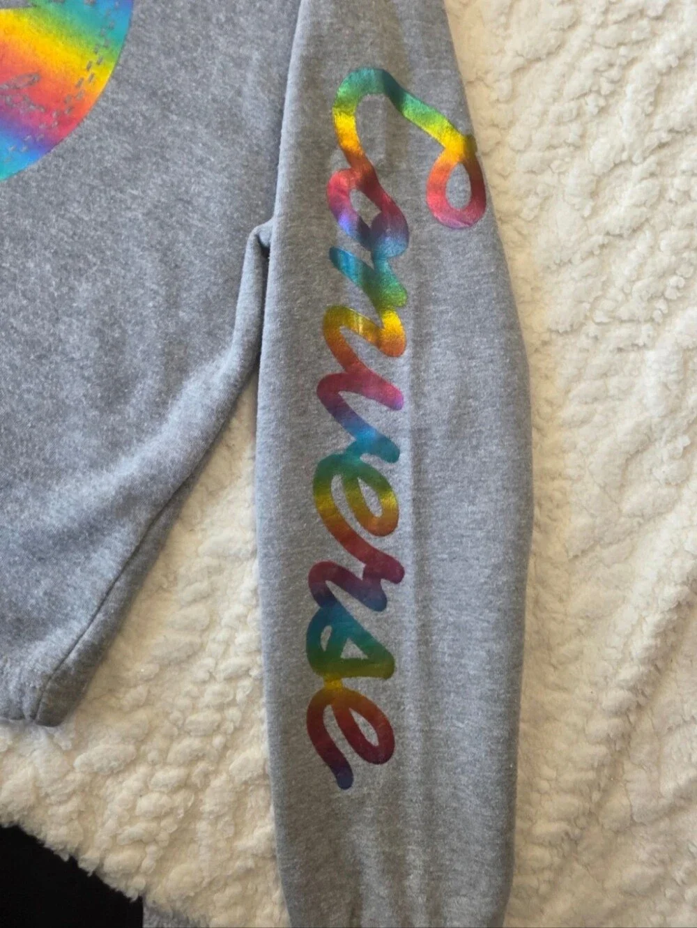 Converse gray pullover